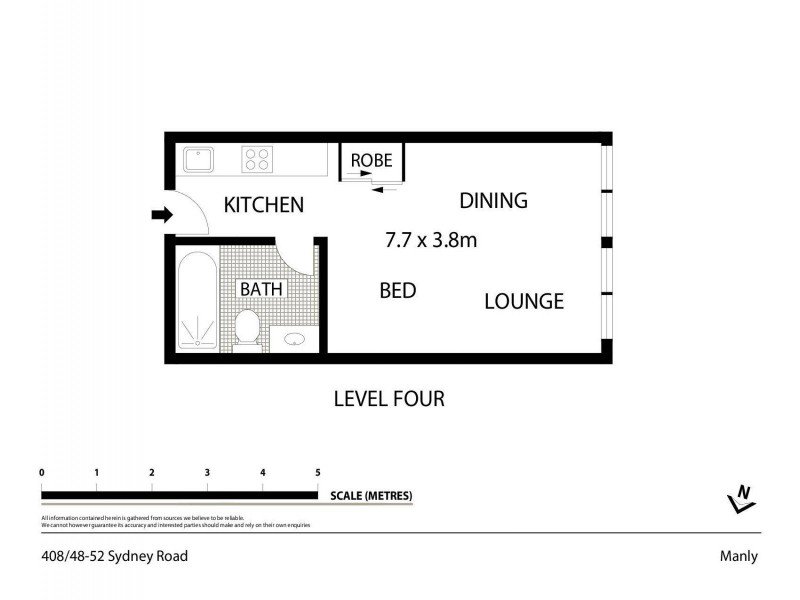 408/48-52 Sydney Road, Manly NSW 2095 Floorplan