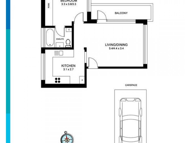 6/36 Upper Clifford Avenue, Fairlight NSW 2094 Floorplan