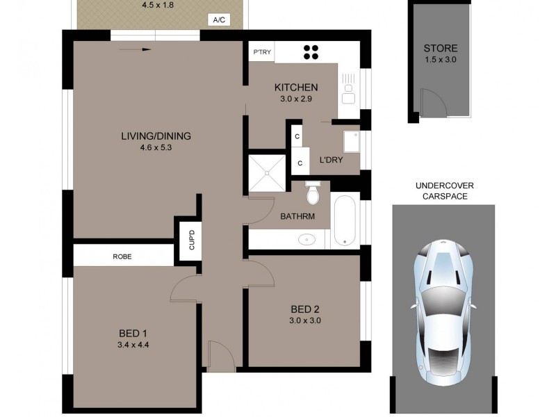 4/12 Bentley Street, Balgowlah NSW 2093 Floorplan