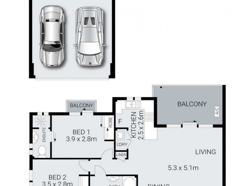 10/56 Old Pittwater Road, Brookvale NSW 2100 Floorplan