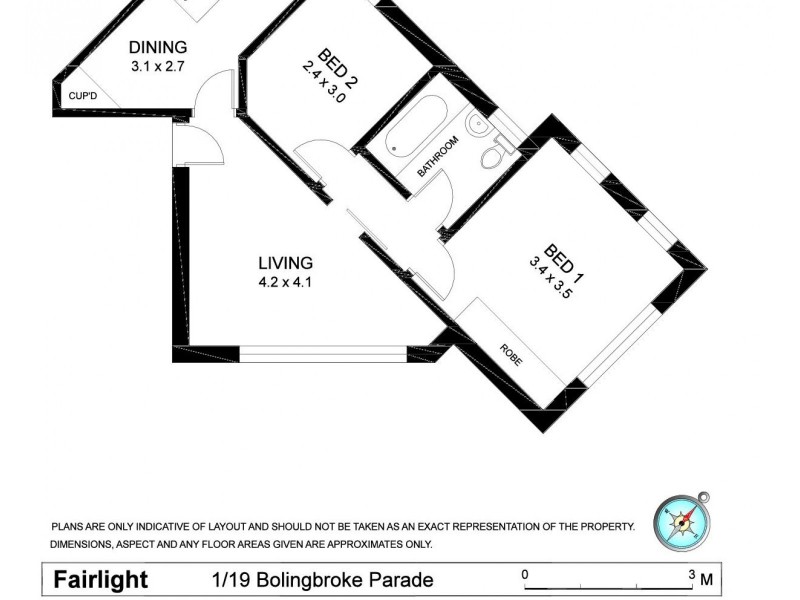 1/19 Bolingbroke Parade, Fairlight NSW 2094 Floorplan