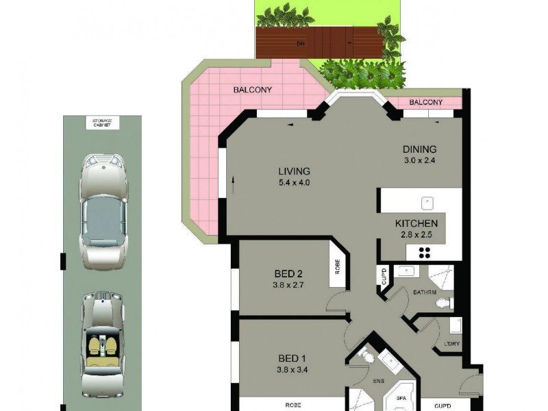 58/8 Koorala Street, Manly Vale NSW 2093 Floorplan