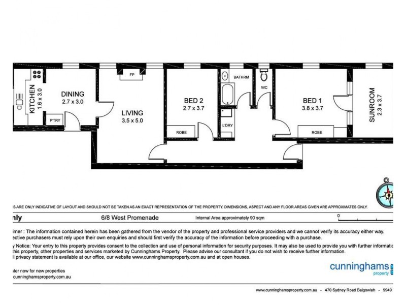 6/8 West Promenade, Manly NSW 2095 Floorplan