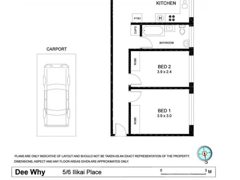 5/6 Ilikai Place, Dee Why NSW 2099 Floorplan