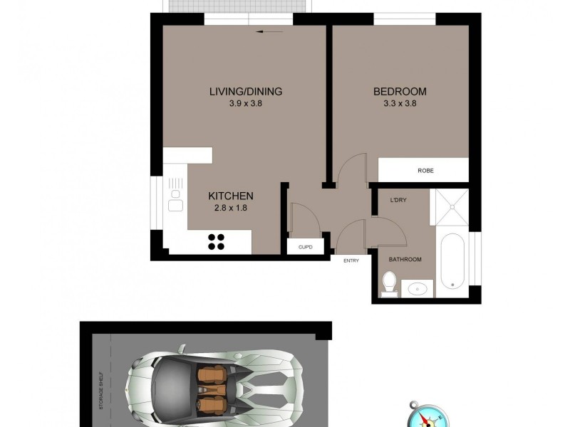 9/5 Waine Street, Freshwater NSW 2096 Floorplan