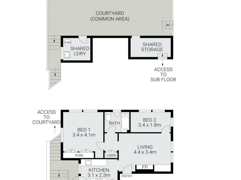 1/21 Eustace Street, Manly NSW 2095 Floorplan