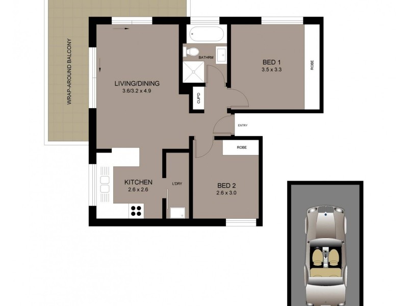 18/82 Pacific Parade, Dee Why NSW 2099 Floorplan