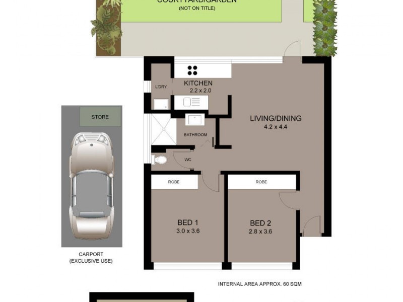 1/16 Moore Road, Freshwater NSW 2096 Floorplan