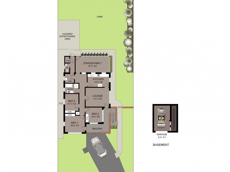 389 Condamine Street, Allambie Heights NSW 2100 Floorplan