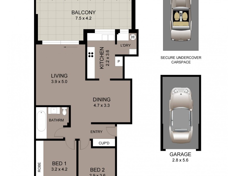 14/24 The Crescent, Dee Why NSW 2099 Floorplan