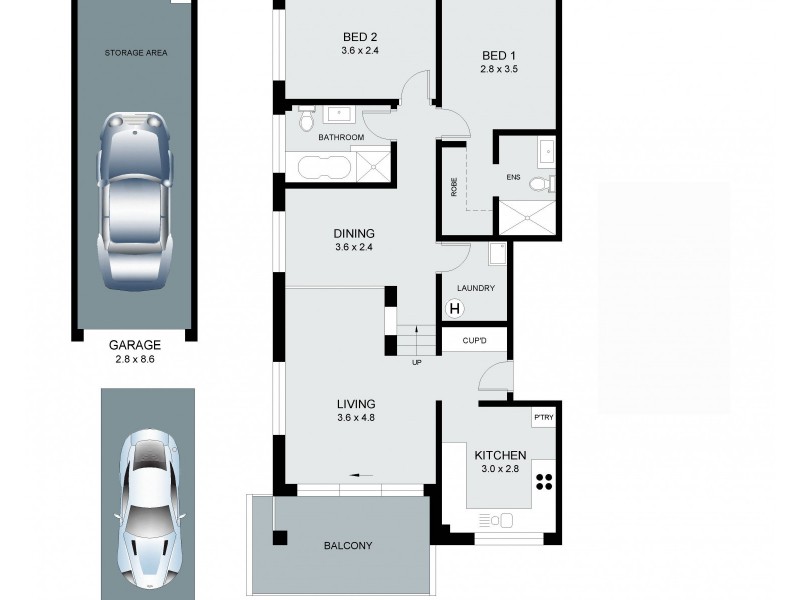 1/105 Balgowlah Road, Fairlight NSW 2094 Floorplan