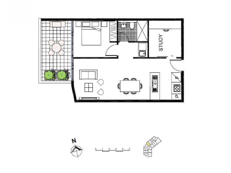 B302/23 Roger Street, Brookvale NSW 2100 Floorplan