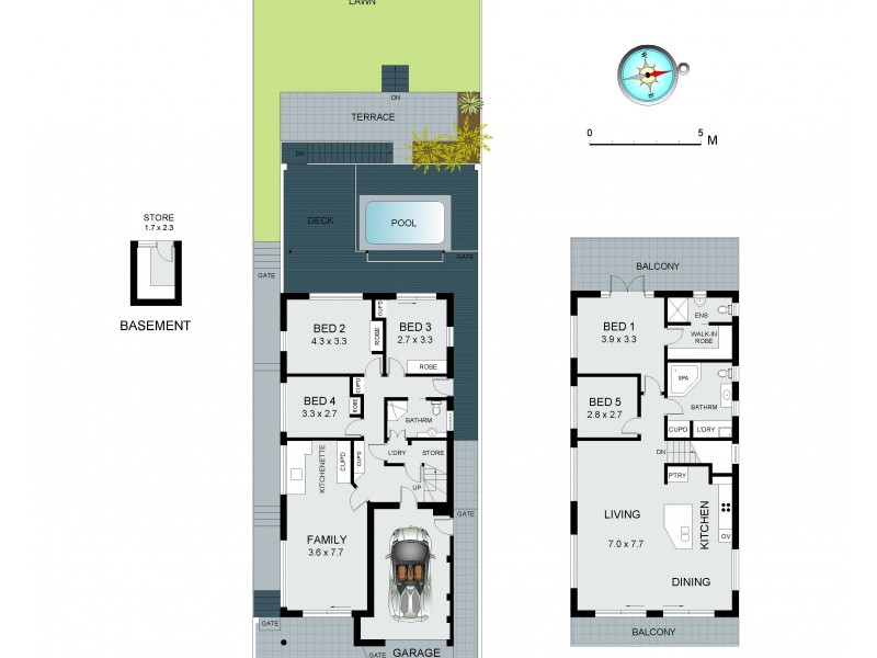 34 Robertson Road, North Curl Curl NSW 2099 Floorplan