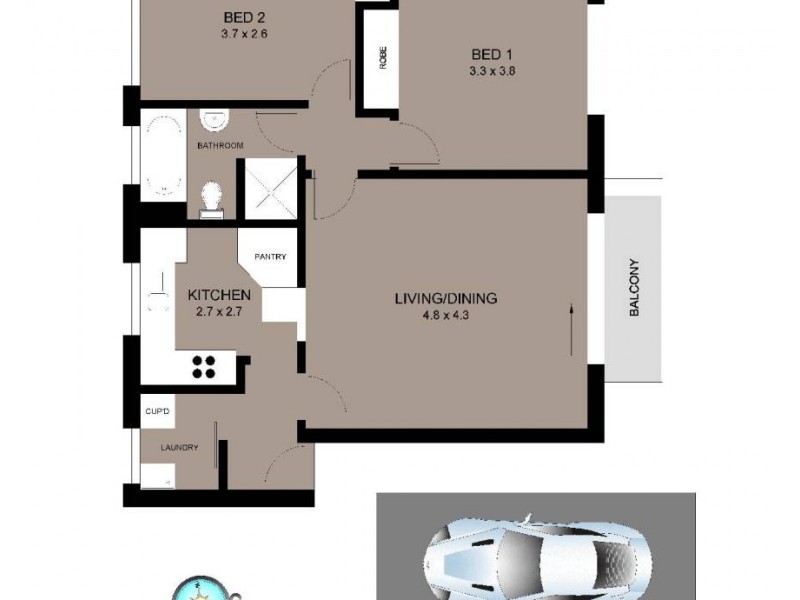 4/81 West Street, Balgowlah NSW 2093 Floorplan