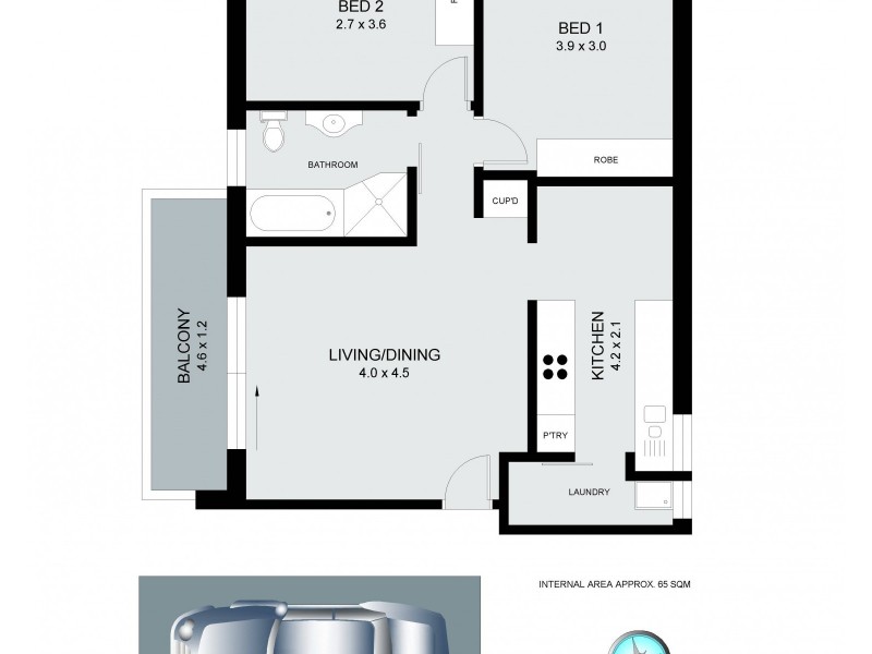19/32 Waine Street, Freshwater NSW 2096 Floorplan