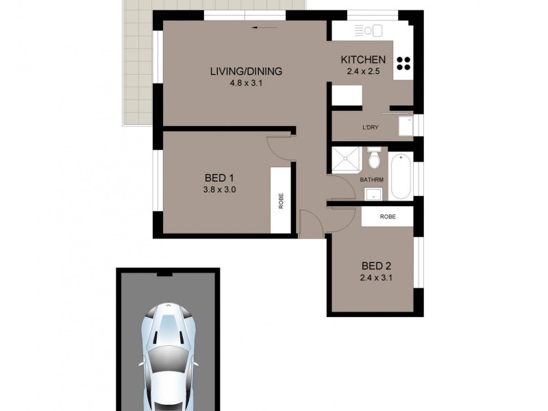 7/100 Oaks Avenue, Dee Why NSW 2099 Floorplan