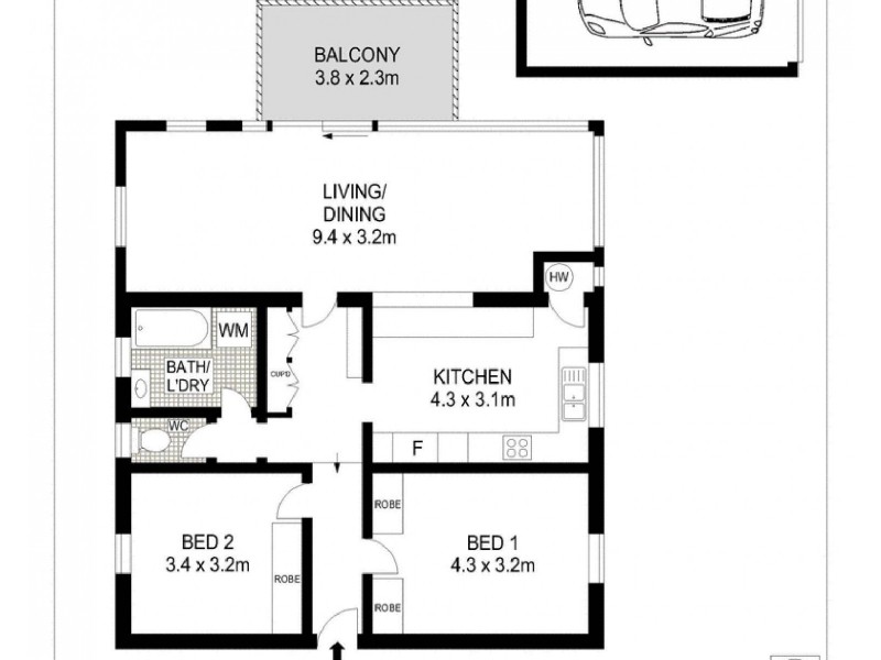 3/18 Quinton Road, Manly NSW 2095 Floorplan