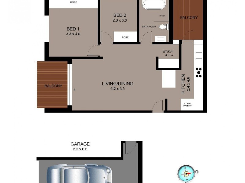 1/32-34 Lovett Street, Manly Vale NSW 2093 Floorplan