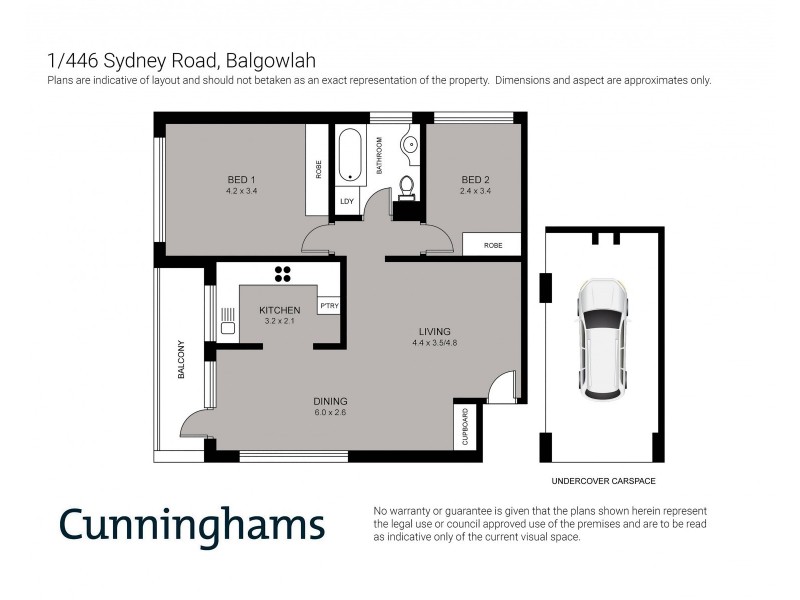 1/446 Sydney Road, Balgowlah NSW 2093 Floorplan
