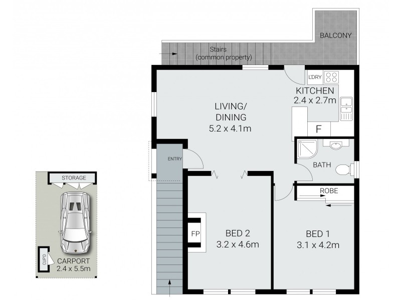 2/235 Condamine Street, Balgowlah NSW 2093 Floorplan