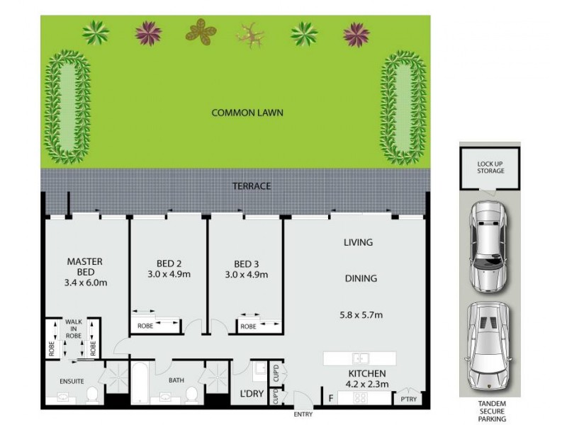 4/48a Consul Road, Brookvale NSW 2100 Floorplan