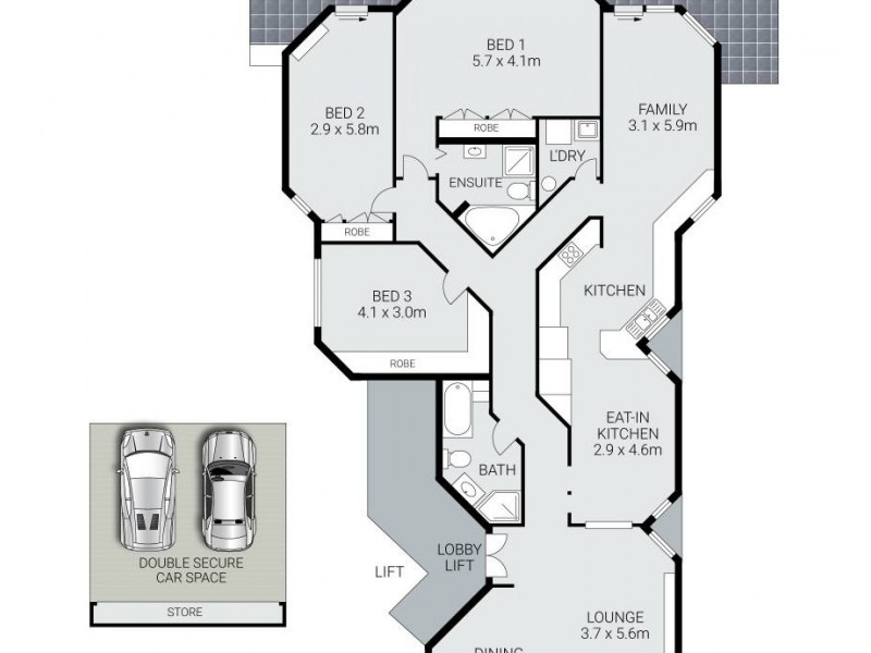 3/8 Clifford Avenue, Fairlight NSW 2094 Floorplan