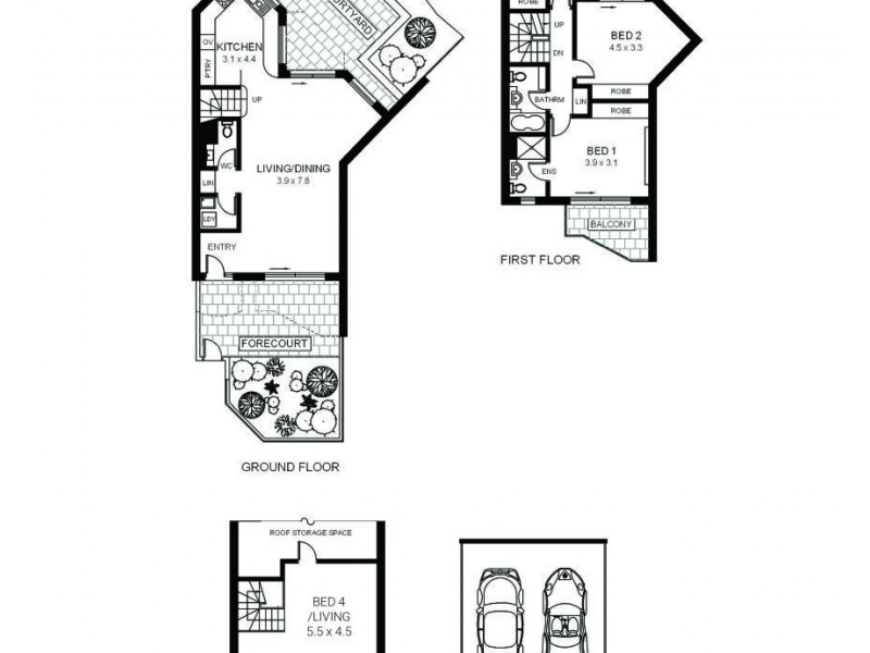 17/201 Sydney Road, Fairlight NSW 2094 Floorplan