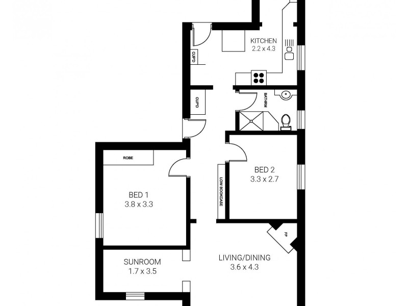 4/40 Fairy Bower Road, Manly NSW 2095 Floorplan