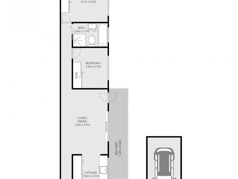 8/66 Soldiers Avenue, Freshwater NSW 2096 Floorplan