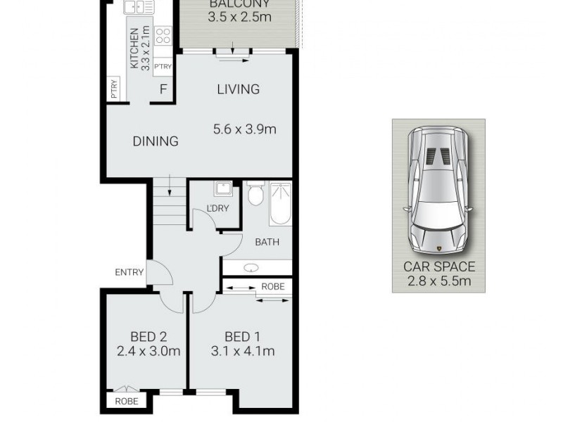 10/36-40 Gordon Street, Manly Vale NSW 2093 Floorplan