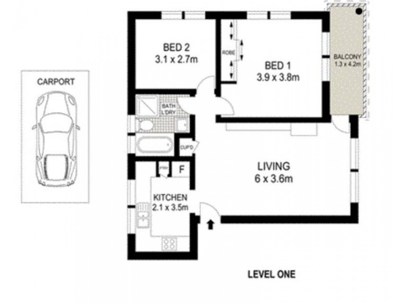 8/25 Dalley Street, Queenscliff NSW 2096 Floorplan