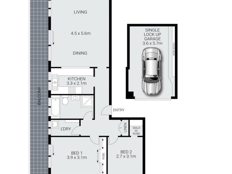 8/2 Robertson Street, Narrabeen NSW 2101 Floorplan