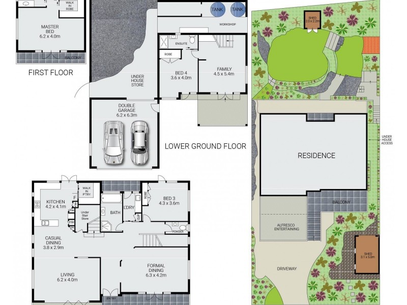 132 Wyadra Avenue, North Manly NSW 2100 Floorplan