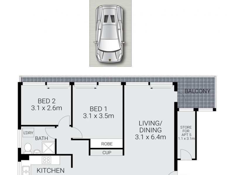 5/10-12 Golf Parade, Manly NSW 2095 Floorplan