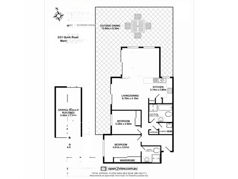 2/21 Quirk Road, Manly Vale NSW 2093 Floorplan