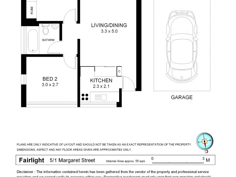 5/1 Margaret Street, Fairlight NSW 2094 Floorplan