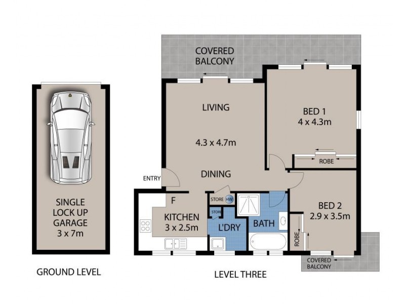 9/1209 Pittwater Road, Collaroy NSW 2097 Floorplan