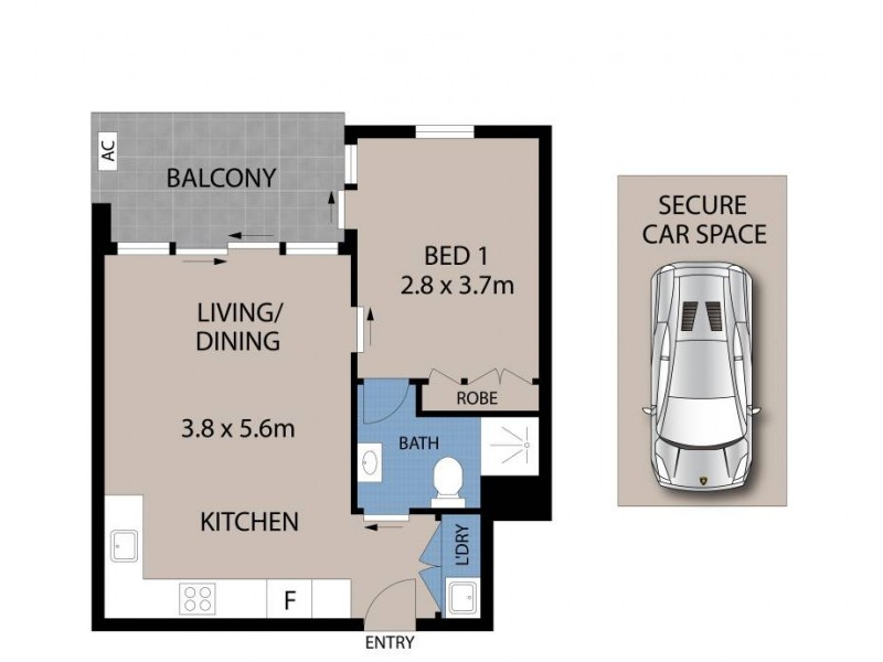 315/374-378 Sydney Road, Balgowlah NSW 2093 Floorplan