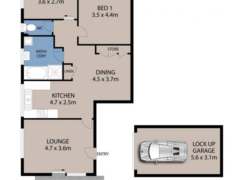 1/68 Albert Street, Freshwater NSW 2096 Floorplan