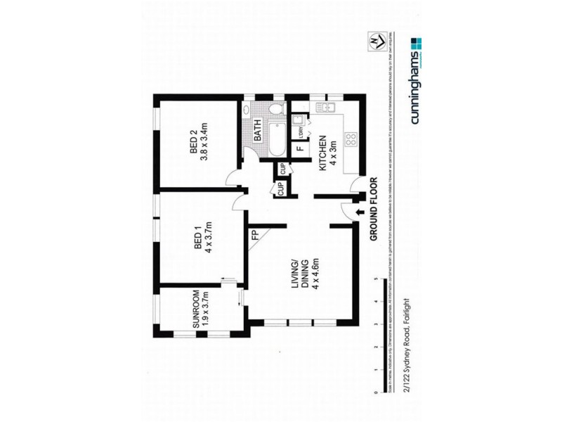 Unit 2/122 Sydney Road, Fairlight NSW 2094