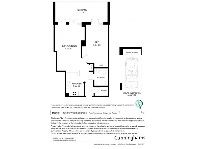 105/95 West Esplanade, Manly NSW 2095 Floorplan