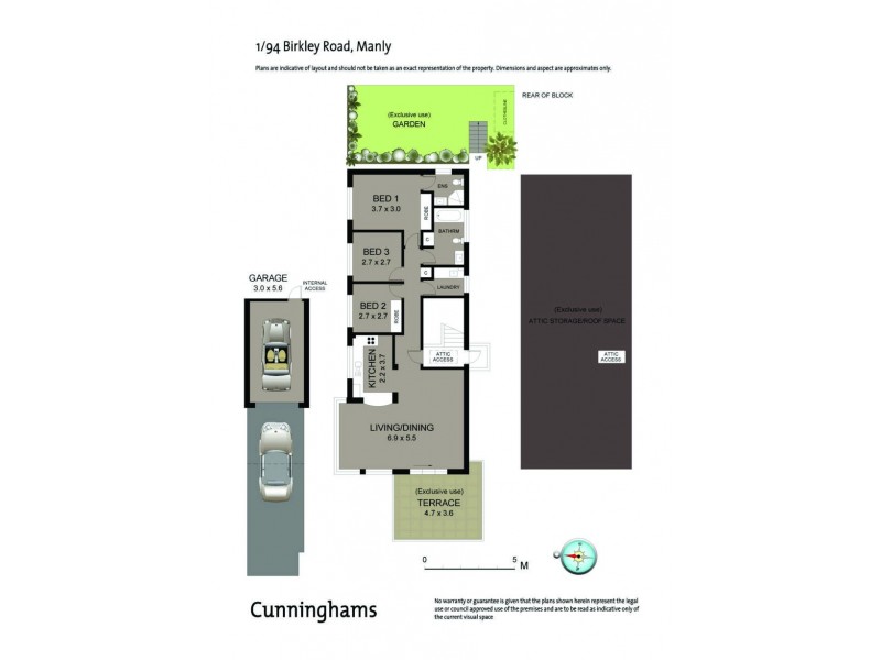 1/94 Birkley Road, Manly NSW 2095 Floorplan