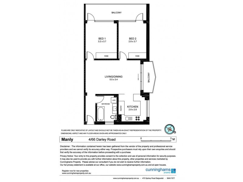4/66 Darley Road, Manly NSW 2095 Floorplan