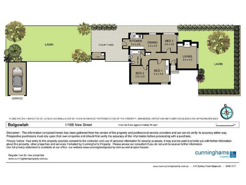 1/16B New Street, Balgowlah NSW 2093 Floorplan