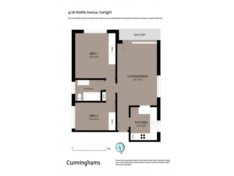4/26 Wattle Avenue, Fairlight NSW 2094 Floorplan