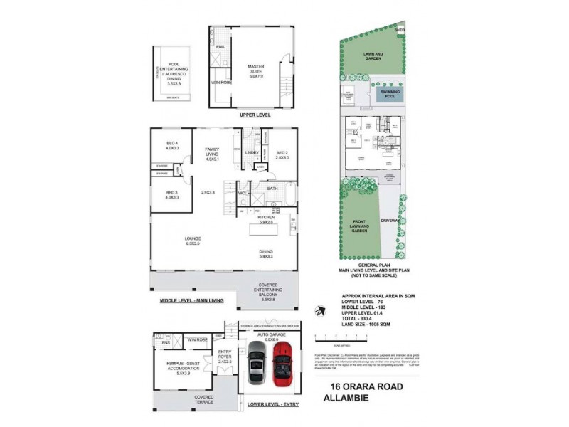 16 Orara Road, Allambie Heights NSW 2100 Floorplan