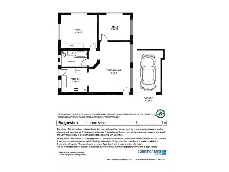 1/9 Plant Street, Balgowlah NSW 2093 Floorplan