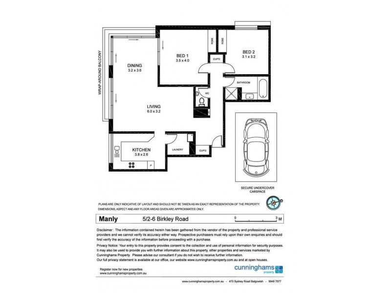 5/2-6 Birkley Road, Manly NSW 2095 Floorplan