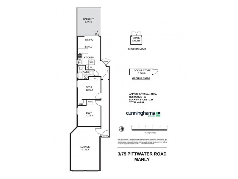 3/75 Pittwater Road, Manly NSW 2095 Floorplan
