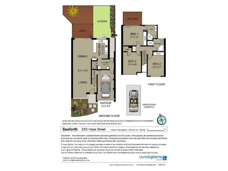 2/53 Hope Street, Seaforth NSW 2092 Floorplan